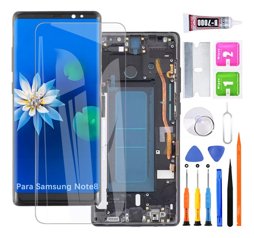Pantalla Para Samsung Note8 N950fd N950f Incell Con Marco
