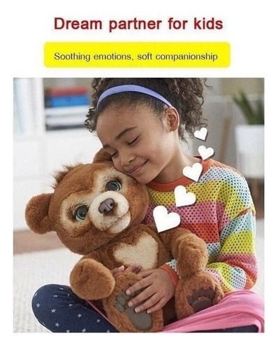 Zz Pequeño Peluche Interactivo Curious Bear Doll
