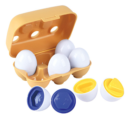 Juego De Huevos Clasificador De Formas Arcoíris Playgo