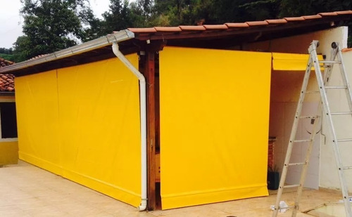 Toldo TOLDOS E ABRIGOS SANTANA retrátil - amarelo