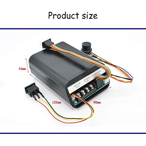 Controlador De Velocidad Del Motor De Escobillas Dc Pwm...