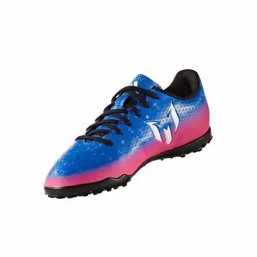 Botines adidas Messi 16.4 Tf Cesped Sint Niños Azul C/fucsia | Envío gratis