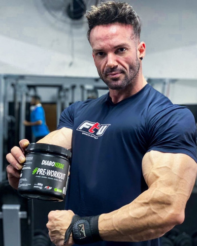 Imagem 3 de 3 de Pré Treino Diabo Verde Energia 300g - Ftw - C/beta Alanina