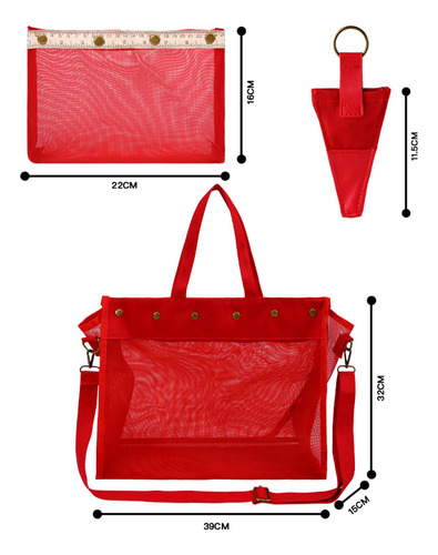 Bolsa De Mano Para Tejer, Organizador, Soporte Para Rojo