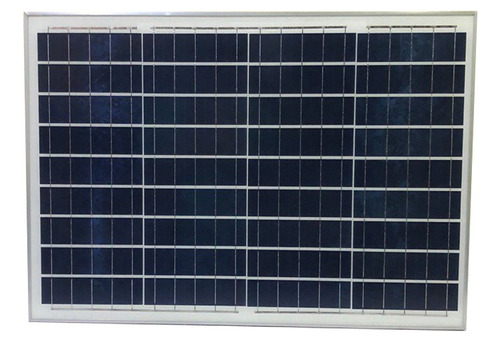 Panel Solar Policristalino 50w 18v 44.5x67cm 
