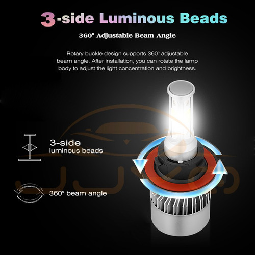 Kit De Focos Led 9008 Para Mazda Tribute 2008 2009 2010 2011