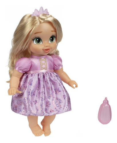 Muñeca De La Princesa Rapunzel De Disney Con Botella Y Tiara