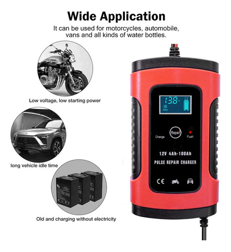 Cargadores De Pulso De Batería De Coche De Motocicleta Autom