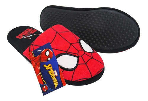 Imagem 1 de 6 de Pantufa Chinelo De Quarto Homem Aranha Marvel Original