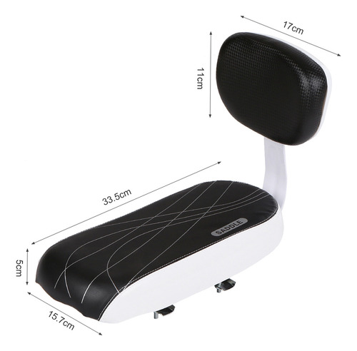 Soporte De Piel Sintética Suave Para Bicicleta Trasera, Bici