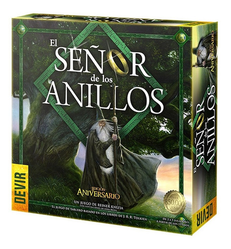 El Señor De Los Anillos Ed Aniversario Juego De Mesa Devir