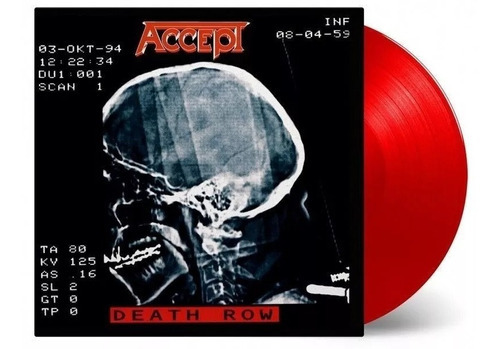 Vinilo rojo Accept-Death Row (Gatefold) [180 g] 2 LP