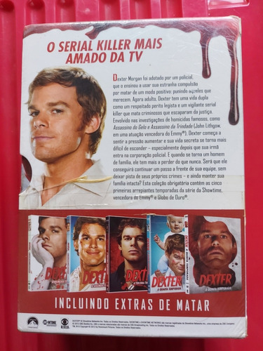 Box Dvd Dexter 5 Temporadas Lacrado