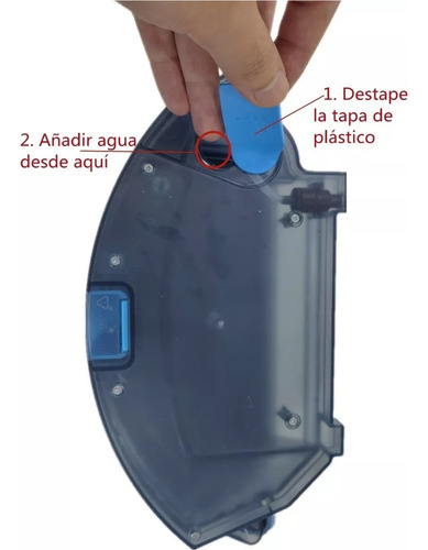 A Tanque Agua 350ml C/ Paño Trapear P/ Aspiradora Inlife