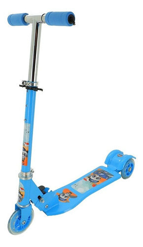 Patinete Infantil Divertido Panda Até 50kg Zippy Toys Cor Azul