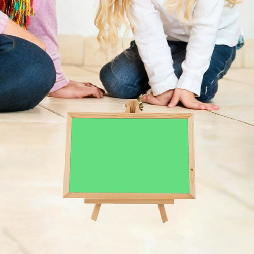 Placa De Quadro Negro De Madeira Com Cavalete, Quadro Verde