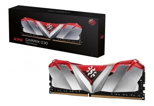 Imagem 1 de 2 de Memória Adata Xpg Gammix D30 Red 16gb 3000mhz Ddr4 Cl19