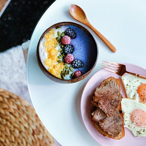 Juego De Cuencos De Ramen De Madera For Ensalada De Coco Na.