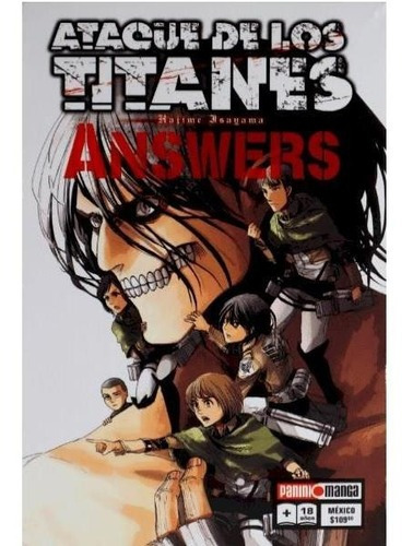Manga Shingeki No Kyojin - Ataque A Los Titanes Guía Answers