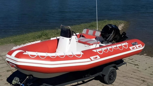 Imagen 4 de 15 de Semirrigido 490 Equipado Y Mercury 50hp Elpt 0km