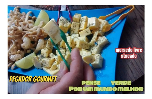 Imagem 8 de 10 de Pegador De Pipoca Gourmet Batata Buffet Kit Com 1000+brinde