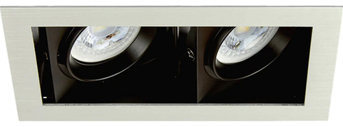 Luminario Tecnolite Para Empotrar Yd-400-2/s Gris
