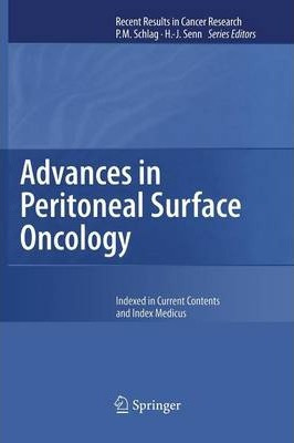 Libro Advances In Peritoneal Surface Oncology - Santiago ...