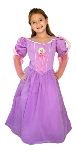 Rapunzel Disfraz Luz Y Sonido Princesa Disney 