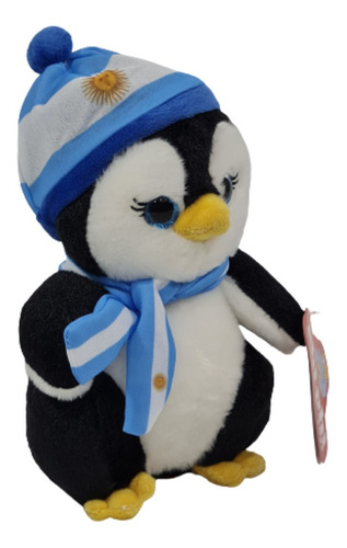 Pingüino De Peluche Argentina 20 Cm. Divino Recuerdo Phi Phi