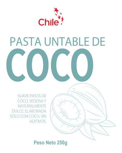 Imagen 3 de 6 de Pasta De Coco - Marca Dulce Salud