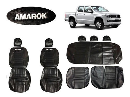 Funda Cubre Asiento Cuerina Vw Amarok 2010 11 12 2013 A 2018