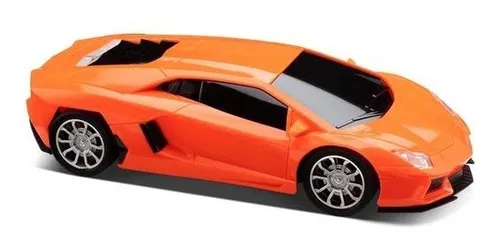 Carrinho Controle Remoto Laranja Racing Nitro Multikids BR1144