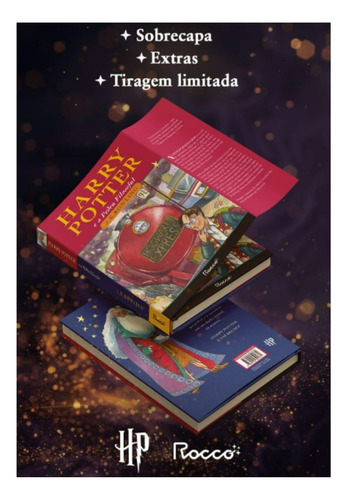 Livro Harry Potter E A Pedra Filosofal - Capa Dura , Edição Comemorativa De 25 Anos - Novo Lacrado