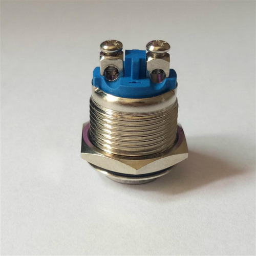 5 Pces 6mm Metal Redondo Momentâneo Interruptor De Botão
