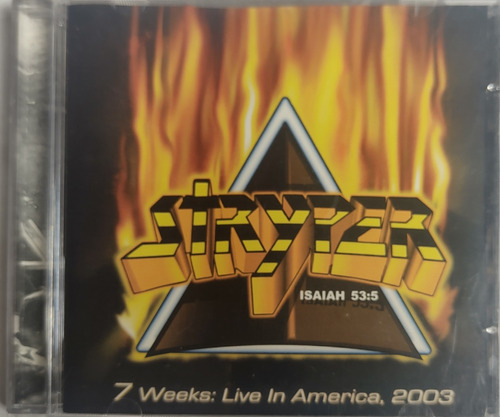 Cd Stryper 7 Weeks Live In America 2003 