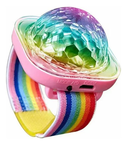 Mini Luz De Disco De Pulsera Disco Led Con Pulsera Portátil