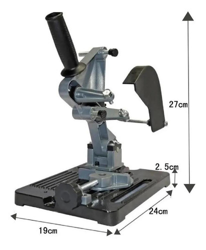 Imagen 4 de 8 de Soporte De Amoladora Angular Con Base De Hierro Fundido