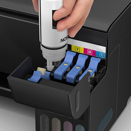 Imagen 2 de 4 de Impresora Color Multifunción Epson Ecotank L3210 Negra 220v
