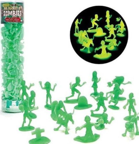 Figuras Acción Zombies Scs Direct -100 Zombies Que Brillan Y