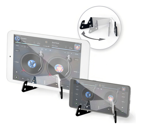 Hercules Dj Control Mix - Driver Bluetooth Inalámbrico Dj Para Smartphones (ios Y Android) - Aplicación Djay - 2 Mazos