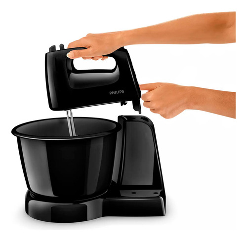 Batidora Batidora Philips Daily Hr7100/90 3 Velocidades Color Negro Negro
