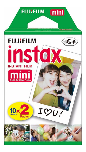 Filme Instantâneo Instax Com 20 Poses Fujifilm Filmemini20