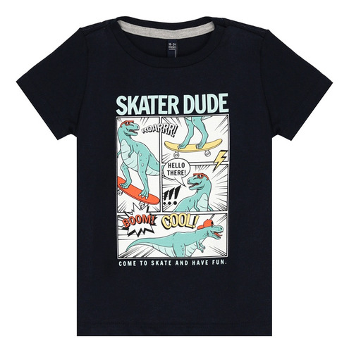 Playera Manga Corta Con Estampado De Bebé Niño C& A (300