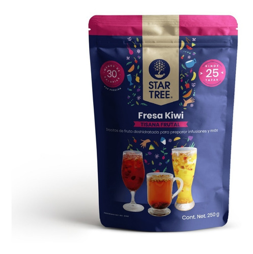 Tisana Frutal Star Tree Sabor Estallido De Moras 250g