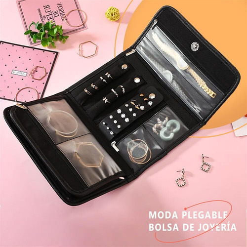 Bolsa De Viaje De Joyería Enrollada De Joyería Pequeña