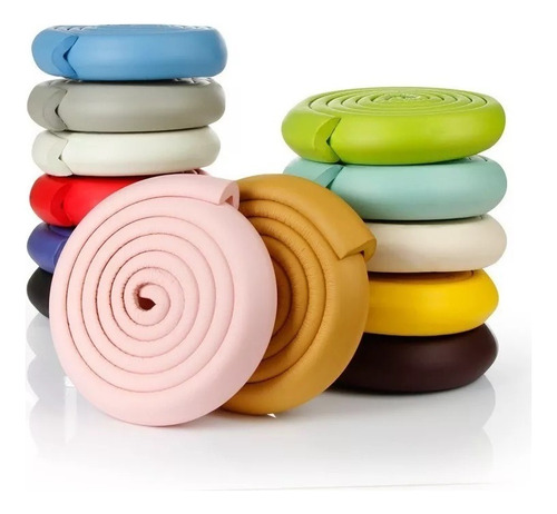 Protección Anti Golpes Goma Para Bordes De Mesas Y Muebles Color Negro