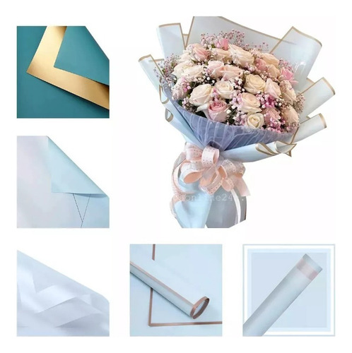 100 Hojas De Papel Coreano Para Tu Ramo Floral Surtido