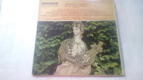 Lp Clásica Páginas De La Gran Música Verdi Chopin Wagner 