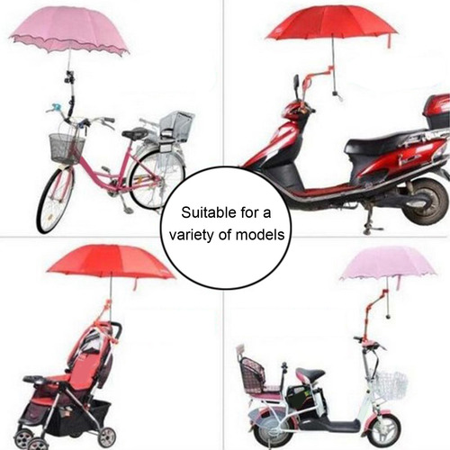 Suporte De Guarda-chuva Ajustável Para Dobrando Preto