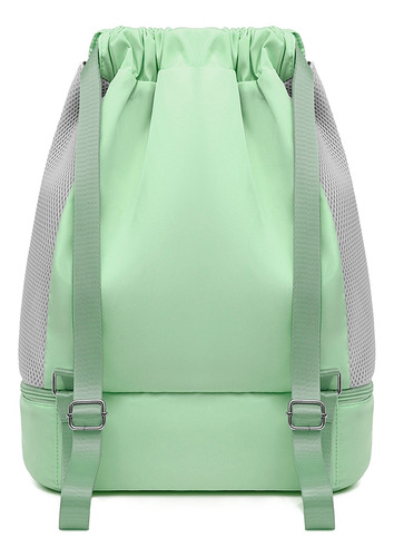 Bolsa Mochila Unissex Esportiva Casual Porta Sapatos Casual Cor Verde